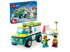LEGO - City - 60403 Ambulanza di emergenza e snowboarder