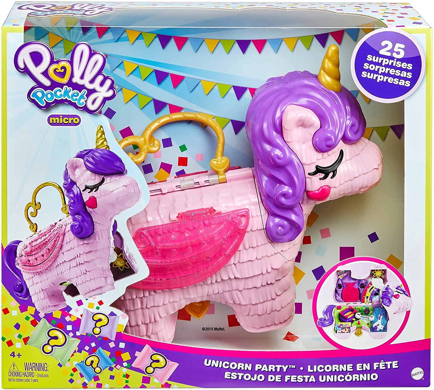 Polly Pocket- Unicorno Magiche Sorprese