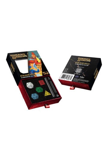 FanRoll - Dungeons & Dragons Dice Set - 50th Anniversary: Retro Holmes Replica