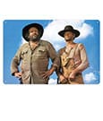 Bud Spencer & Terence Hill Cartello in Lamiera Blue Sky 20 x 30 cm - Blechwaren Fabrik Braunschweig