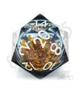 CritStones D20 King Midas con nucleo liquido, dado da 5 cm - Glassstaff