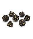CritStones Dadi Metallici Cavi Set Soulreaper Gold (7) – Glassstaff