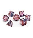 CritStones Liquid Core Set di Dadi Fey Mist (7) - Dadi in Resina con Nucleo Liquido Glassstaff