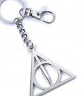 Harry Potter Portachiavi Deathly Hallows placcato argento - The Carat Shop