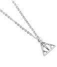 Harry Potter Ciondolo e Collana Deathly Hallows – Argentato – The Carat Shop