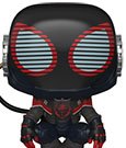 Funko POP! Games: Marvel's Spider-Man Miles Morales con Tuta del 2020, Figura in Vinile 9 cm