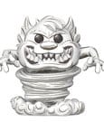 Funko POP! Animation Taz 9 cm - Looney Tunes, figura in vinile da collezione