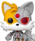 Funko POP! Heroes: DC x Sonic the Hedgehog - Tails nei panni di Cyborg, Figura in Vinile 9 cm