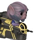 Star Wars: The Mandalorian e Grogu POP! Rides Deluxe - Zeb Orrelios nel Razor Crest, figura bobblehead in vinile 9 cm