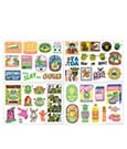 Shrek Tech Sticker Pack – 48 adesivi in vinile su 4 fogli – Fanattik