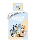 Copripiumino Bluey Go Bluey 160 x 200 cm con Federa 70 x 80 cm Halantex