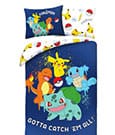 Copripiumino Pokémon con Federa, 140 x 200 cm, Halantex