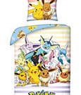 Pokémon Set Federa e Piumino Pikachu, Eevee & Friends 140x200 cm