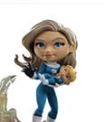Figura in PVC Fantastic Four Mini Co. Donna Invisibile e Franklin 15 cm - Iron Studios