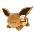 Peluche Pokémon Eevee addormentato 45 cm - Jazwares