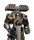 Warhammer The Horus Heresy Action Figure 1/18 Iron Warriors Tyrant Siege Terminator con lanciarazzi 14 cm Joy Toy