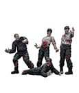 Zombie Dark Source Action Figure 4-Pack Security Guards 8 cm - Joy Toy