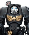Warhammer 40,000 Action Figure Black Templars Terminator 3 con Power Fist e Assault Cannon 14 cm Joy Toy