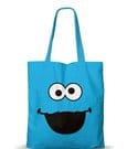 Borsa della spesa FAN con volto di Cookie Monster – Sesame Street Karactermania