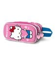 Sanrio Hello Kitty Astuccio 3D a Cuore Doppio Scomparto, Karactermania