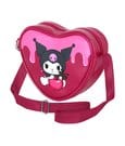 Borsa a spalla Sanrio Casual Heart Kuromi Cherry di Karactermania