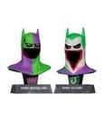 Batman DC Direct Mini Replica 1/3 - Set da 2 Cappucci Hush e Knightfall (Jokerized) (Gold Label) 18 cm