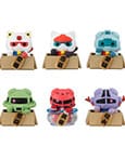 Mobile Suit Gundam Mega Cat Project Nyandam Mini-figure a Sorpresa da 6 cm, Assortimento da 6 Pezzi, Megahouse