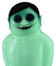 Dandadan Occultic Sofubi Collection Alien Serpo Luminous Ver. Action Figure 15 cm Megahouse