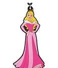 Disney Princess Soft Touch PVC Bag Clip Aurora - Portachiavi Monogram Int.
