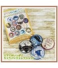 Spille con etichette nome Studio Ghibli beige 3 cm, buste a sorpresa, assortimento da 14 pezzi Movic