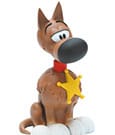Lucky Luke Salvadanaio Rantanplan Plastoy