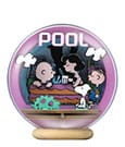 Peanuts Puremind Model Kit - Wooden Theater Globe Cool Pool - Pantasy
