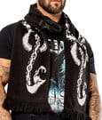 Sciarpa Harry Potter Dark Arts Spell Lunga Nera - CID