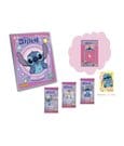 Stitch Good Vibes Trading Cards Starter Pack con Card Holder, edizione tedesca, Panini
