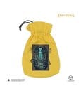 Borsa per Dadi Il Signore degli Anelli Porte di Durin in Cotone Giallo Q Workshop