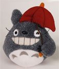 Peluche My Neighbor Totoro con Ombrello Rosso 15 cm Sun Arrow