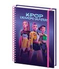 Quaderno KPop Demon Hunters Huntrix A4 a spirale Pyramid International