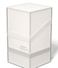 Ultimate Guard Boulder'n'Tray 100+ Frosted - Portacarte con Vassoio Estraibile per 100 Carte Doppie