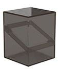 Ultimate Guard Boulder 100+ Clear - Onyx: Deck Box Trasparente per 100 Carte