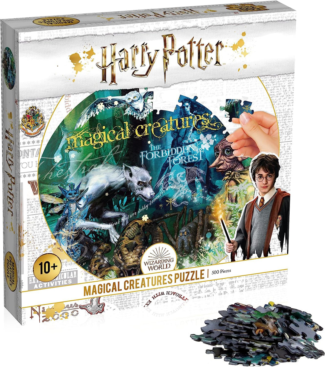 Harry Potter Creature Magiche | Foresta Proibita | Puzzle Da 500 Pezzi - Foto 8