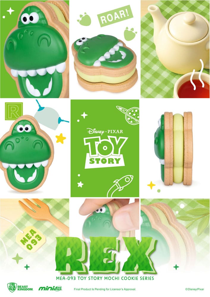 Toy Story Mini Egg Attack Blind Box – Figure Mochi Cookie da 6 cm – Serie da 6 – Beast Kingdom