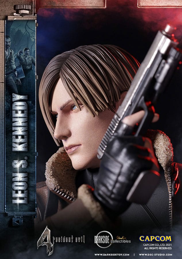 Resident Evil 4 Premium Statue Leon Kennedy 50 cm – Darkside Collectibles