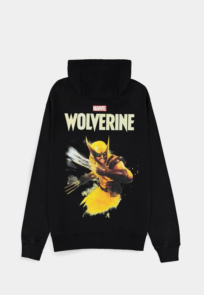 Felpa con cerniera Marvel Wolverine nera taglia XXL