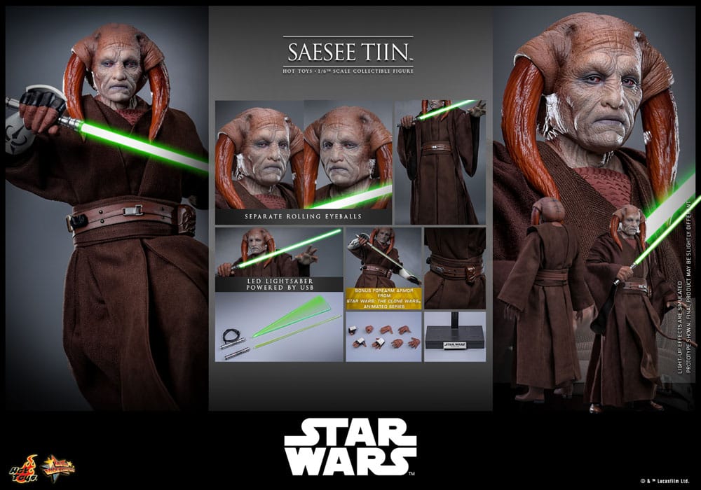 Star Wars: Episodio III - La Vendetta dei Sith Movie Masterpiece Action Figure 1/6 Saesee Tiin 31 cm Hot Toys