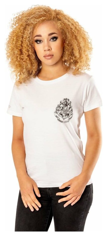 Harry Potter T-Shirt con Stemma di Hogwarts Taglia L - CID