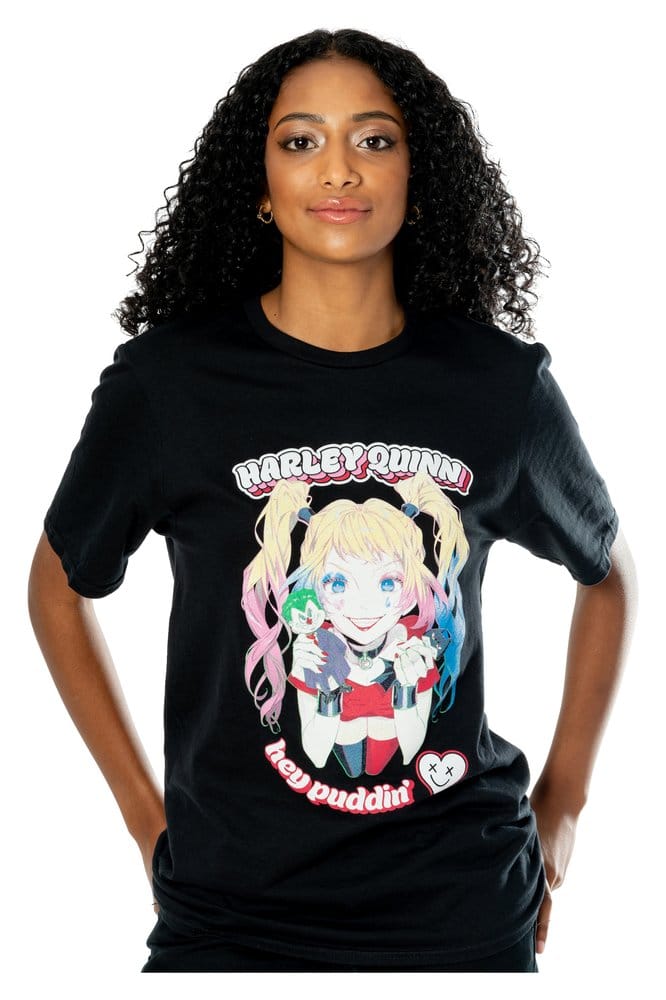 Maglietta DC Comics Harley Quinn Anime Puddin' Taglia XXL - CID