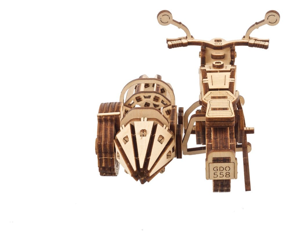 Modellino in legno Harry Potter Moto Volante di Hagrid con Sidecar Ugears