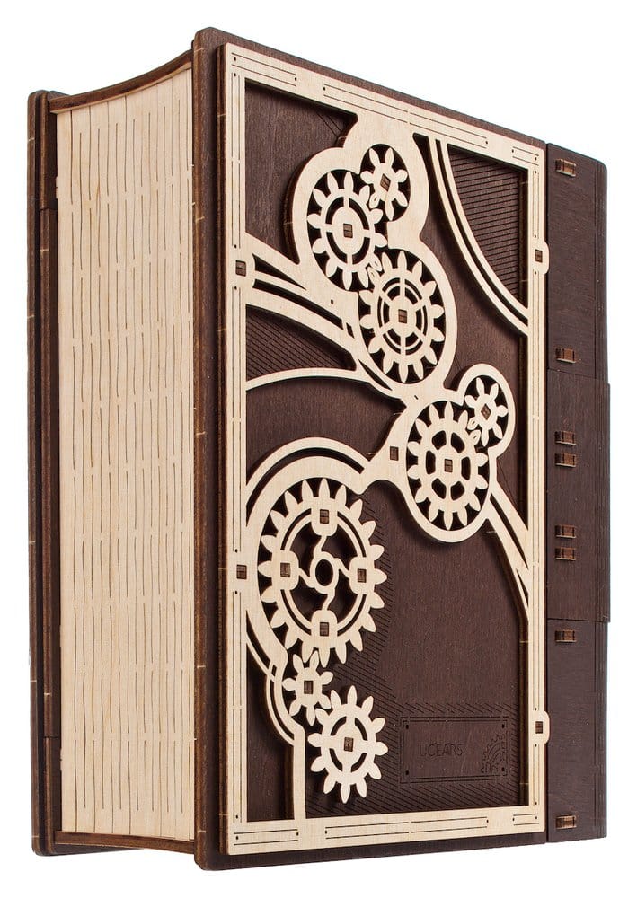 Ugears Libro dei Segreti, Modellino in Legno con Combinazione a 3 Cifre
