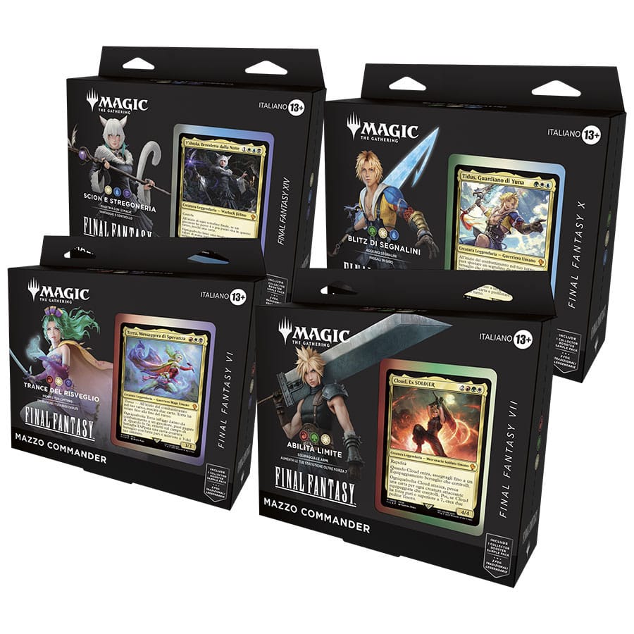 Magic the Gathering - Final Fantasy - Commander Decks Display (4)