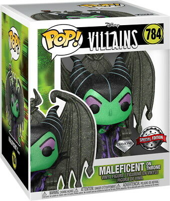Disney POP! Deluxe Villains Vinyl Figure Maleficent on Throne (DGLT) 9 cm